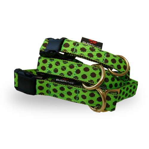 Gurthalsbänder / -leinen (Lime-Grün Punkte
Gurthalsband) für Hunde in Düsseldorf kaufen | Chic für alle Felle