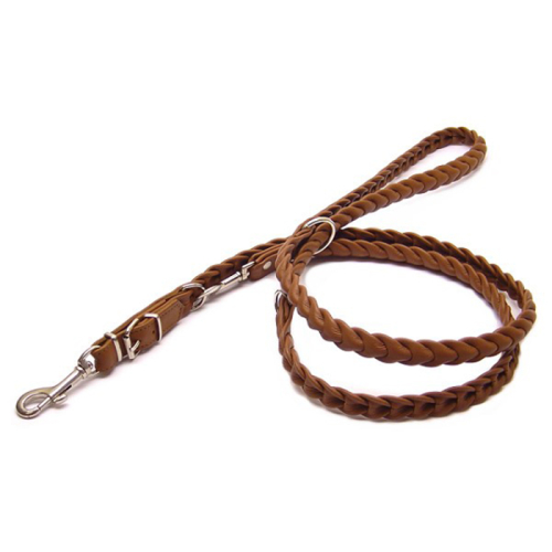 Leinen (Leder-Leine
Flechtung-Braun) für Hunde in Düsseldorf kaufen | Chic für alle Felle