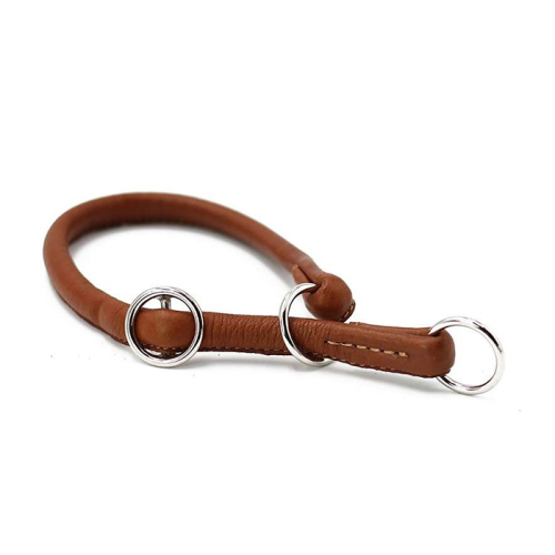 Rundhalsbänder (Braun) für Hunde in Düsseldorf kaufen | Chic für alle Felle