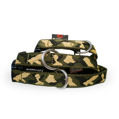 Gurthalsbänder / -leinen (Camouflage
Gurthalsband) für Hunde in Düsseldorf kaufen | Chic für alle Felle