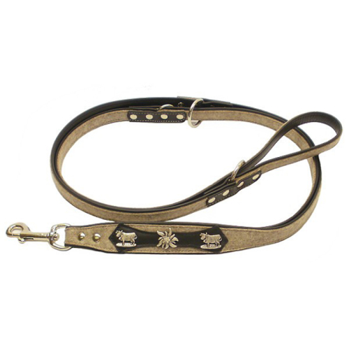 Leinen (Leder-Leine
Swiss-Beige (auch in Rot erhältlich)) für Hunde in Düsseldorf kaufen | Chic für alle Felle