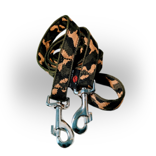 Gurthalsbänder / -leinen (Camouflage
Gurtleine) für Hunde in Düsseldorf kaufen | Chic für alle Felle