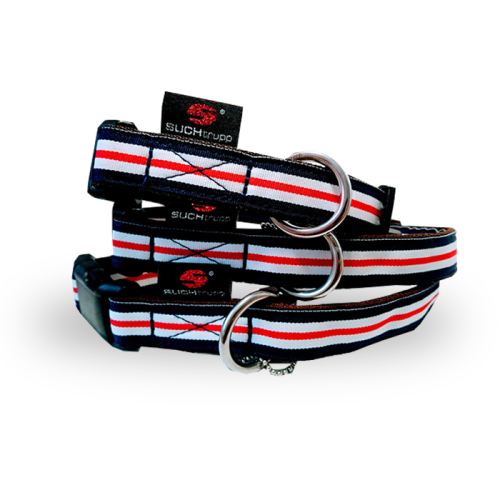 Gurthalsbänder / -leinen (Sailor
Gurthalsband) für Hunde in Düsseldorf kaufen | Chic für alle Felle