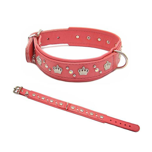Halsbänder (Krone
Rosa) für Hunde in Düsseldorf kaufen | Chic für alle Felle