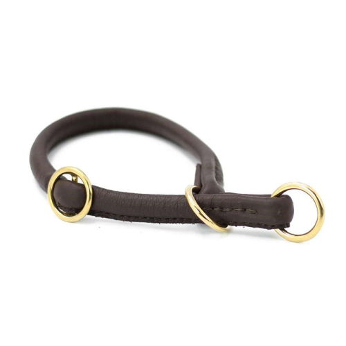 Rundhalsbänder (Dunkelbraun) für Hunde in Düsseldorf kaufen | Chic für alle Felle